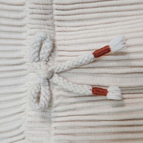 Zara Girls Cream Ribbed 60's Themed Romper, Size 6 (8) ~ EUC - Picture 4 of 6